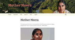 Desktop Screenshot of mothermeera.com