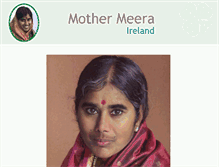Tablet Screenshot of mothermeera.ie