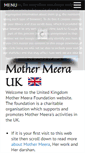 Mobile Screenshot of mothermeera.org.uk